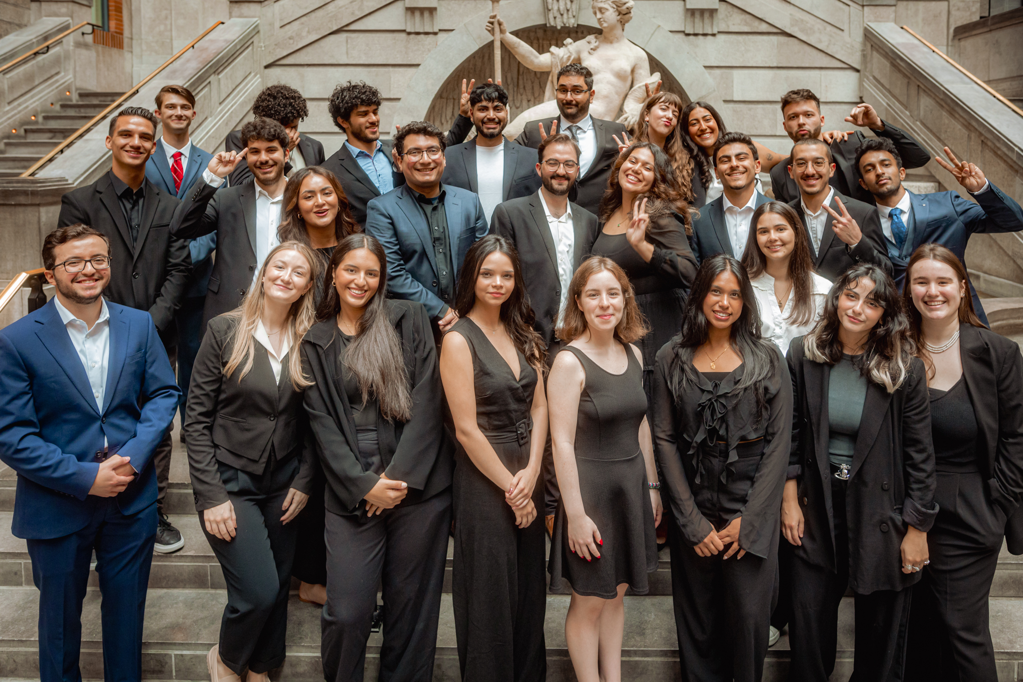 Students at an IISE Concordia event